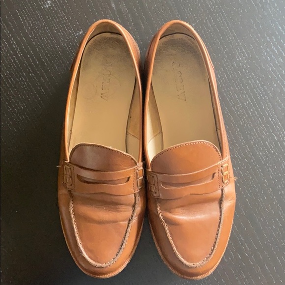J Crew Ryan Loafer Cognac/Saddle Size 6 - Picture 2 of 4